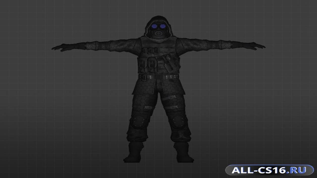 Модель игрока для CS 1.6 - Вектор