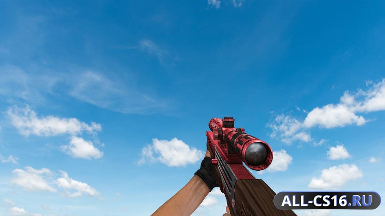Модель оружия для CS 1.6 - SG-550 WA2000 Sakura
