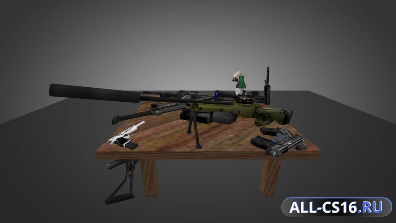 Модель для CS 1.6 - Weapons and Equipment for Chicken