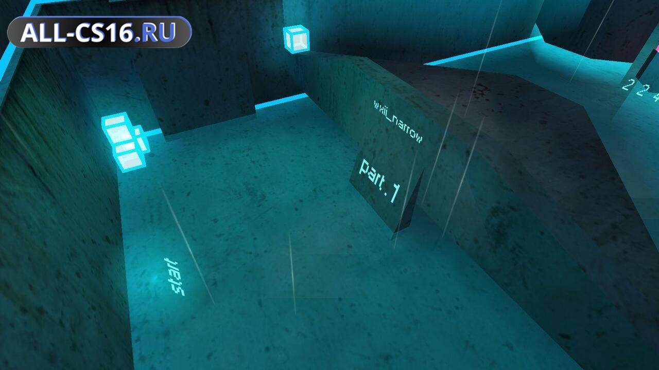 Карта «wxii_narrow» для CS 1.6 для CS 1.6