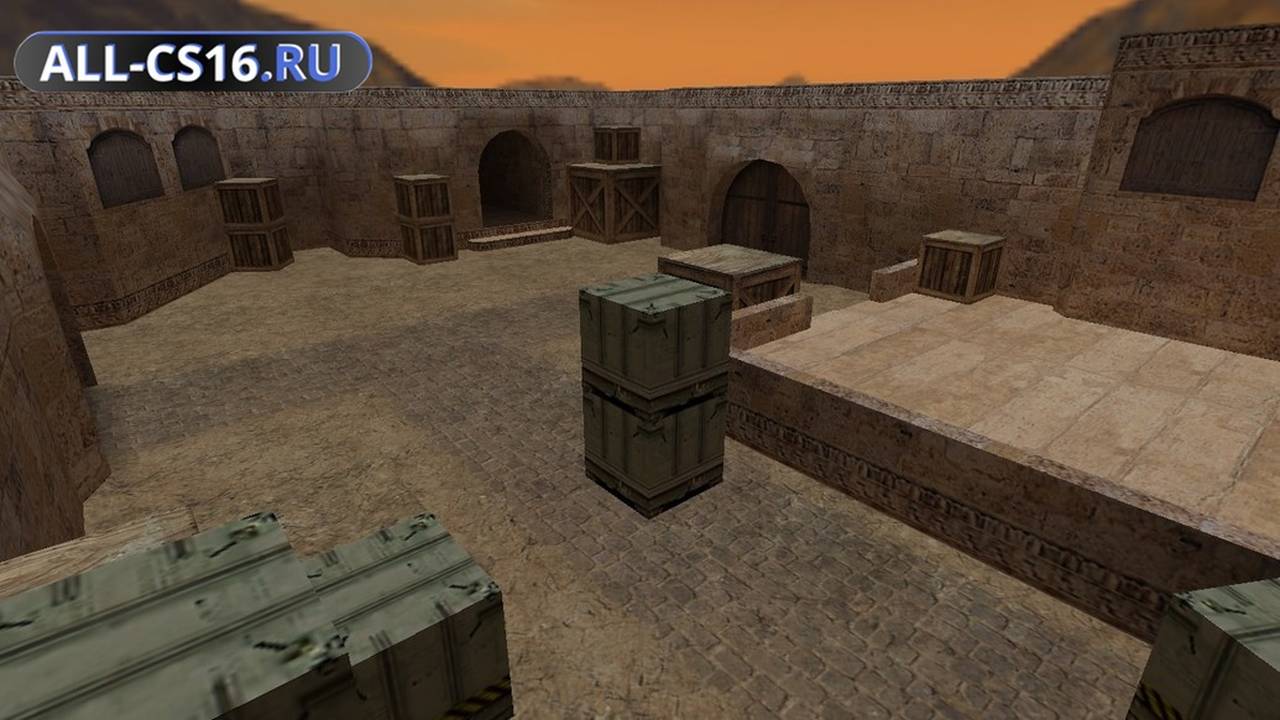 Карта «ze_dust2» для CS 1.6 для CS 1.6