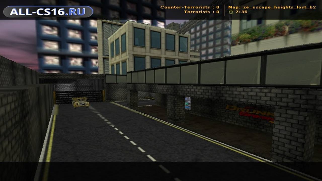 Карта «ze_escape_heights_lost_b2» для CS 1.6 для CS 1.6