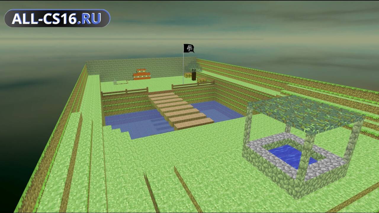 Карта «ze_etherworld_minecraft_dp» для CS 1.6 для CS 1.6