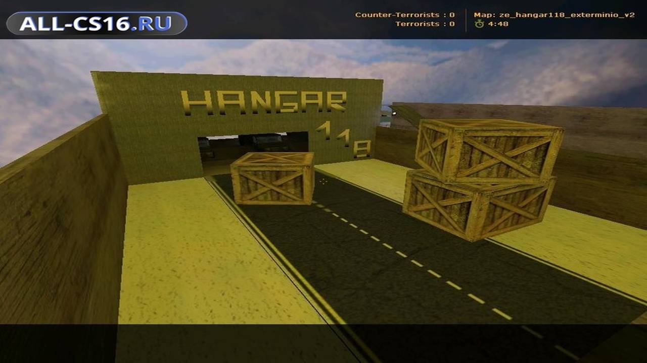 Карта «ze_hangar118_exterminio» для CS 1.6 для CS 1.6