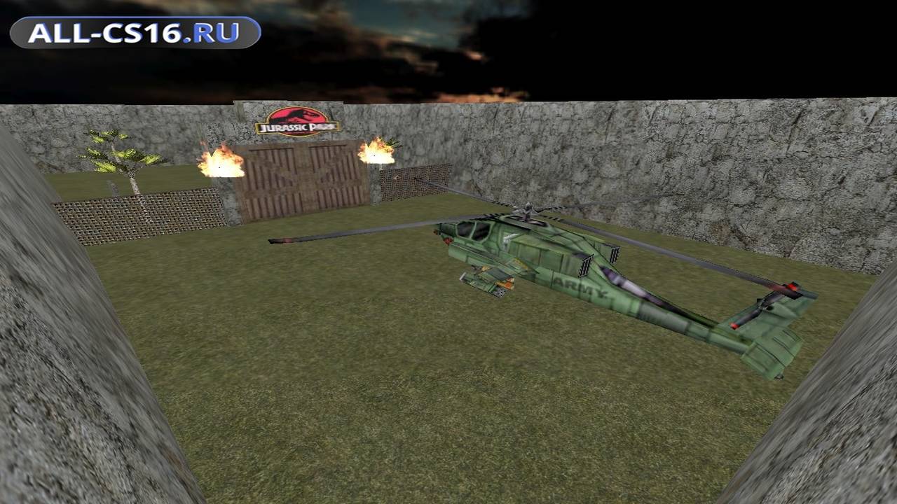 Карта «ze_jurassickpark2_lg» для CS 1.6 для CS 1.6