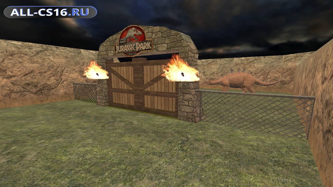 Карта «ze_jurassicpark2_v1» для CS 1.6 для CS 1.6