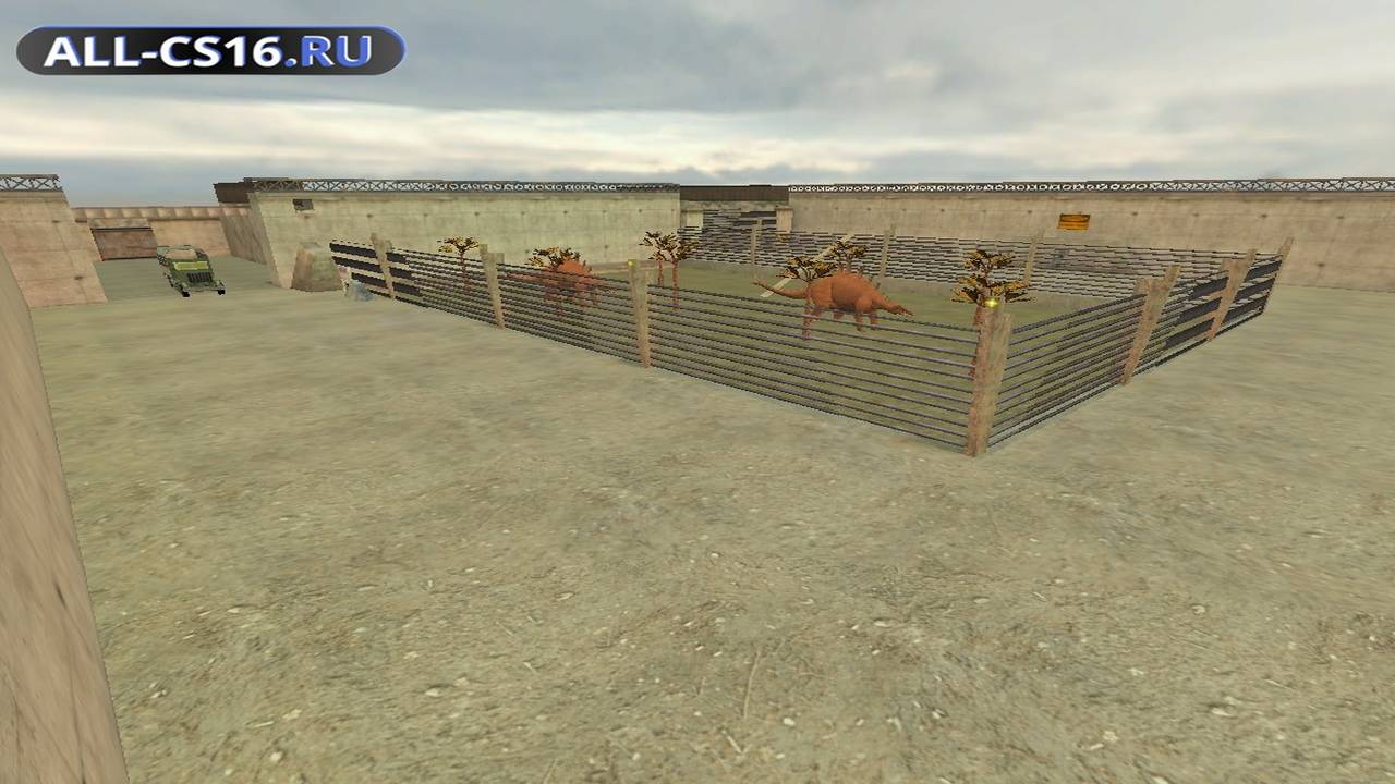 Карта «ze_jurassicpark_a1» для CS 1.6 для CS 1.6