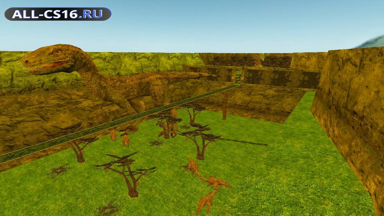 Карта «ze_jurassicpark_v5» для CS 1.6 для CS 1.6