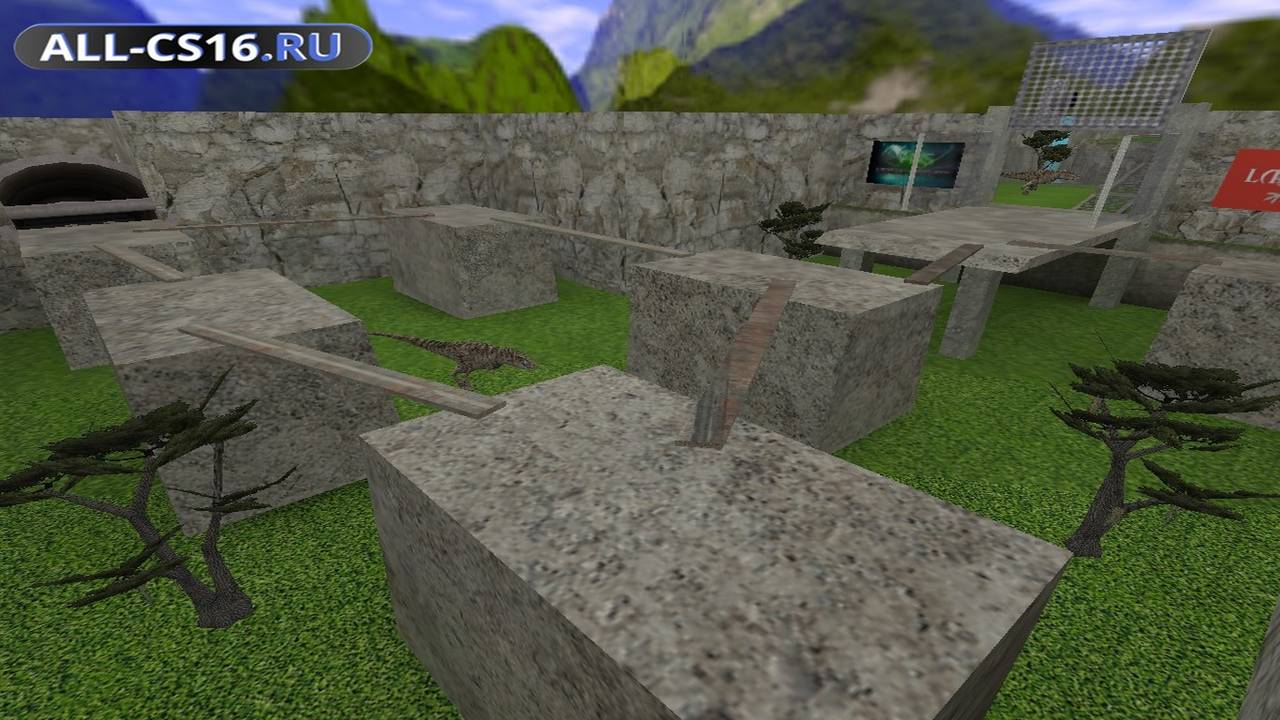 Карта «ze_jurassicworld_cu_b» для CS 1.6 для CS 1.6