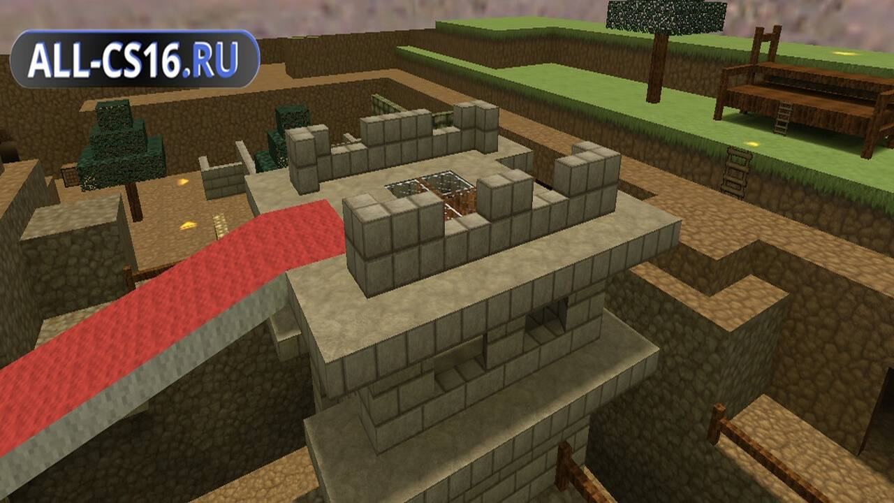 Карта «Ze_minecraft_final» для CS 1.6 для CS 1.6