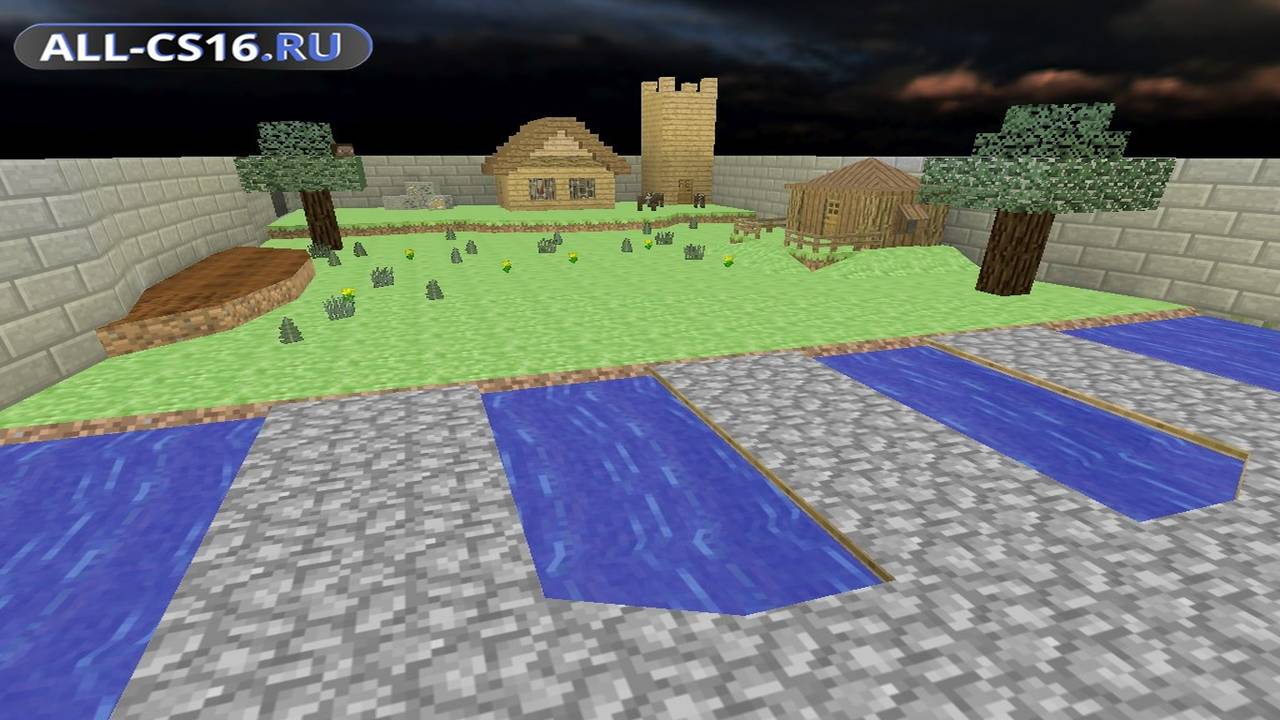 Карта «ze_minecraft_gi_fix2» для CS 1.6 для CS 1.6