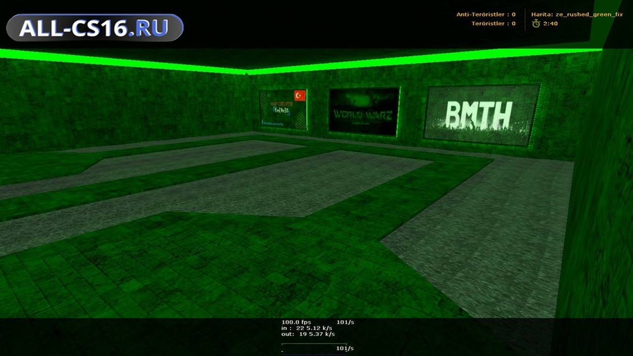 Карта «ze_rushed_green_fix» для CS 1.6 для CS 1.6
