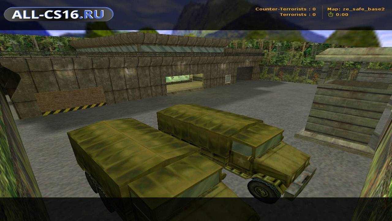 Карта «ze_safe_base2» для CS 1.6 для CS 1.6