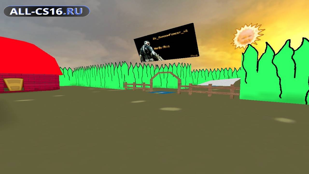 Карта «ze_shroomforest_v2» для CS 1.6 для CS 1.6