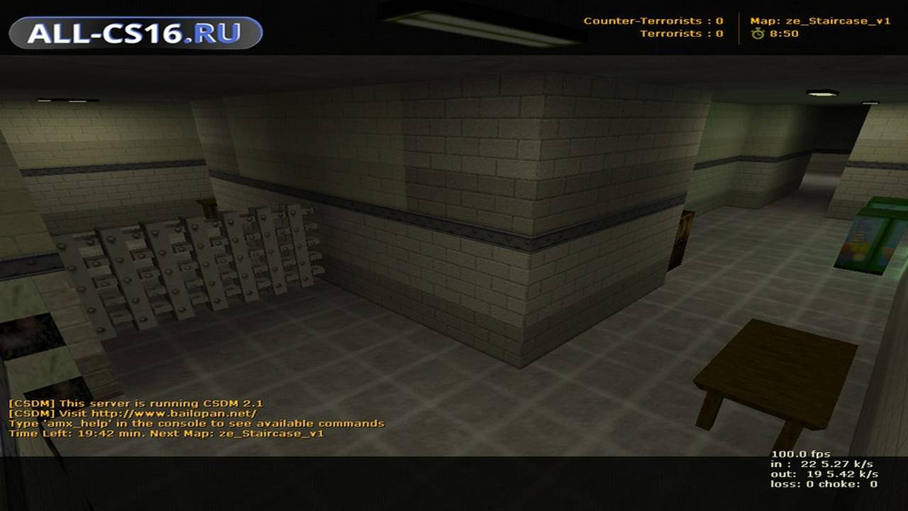 Карта «ze_Staircase_v1» для CS 1.6 для CS 1.6
