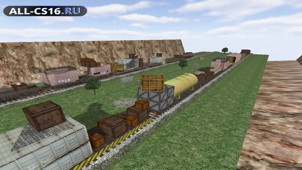 Карта «ze_train» для CS 1.6 для CS 1.6