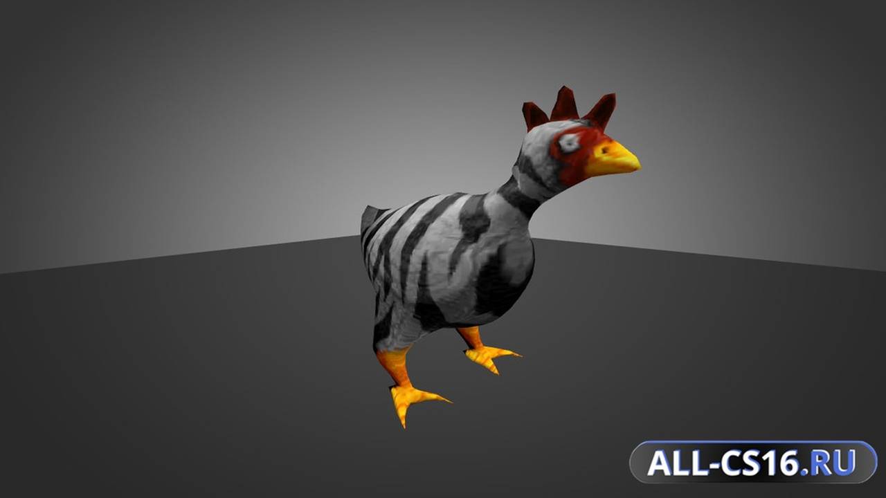 Модель для CS 1.6 - Zebra Chicken