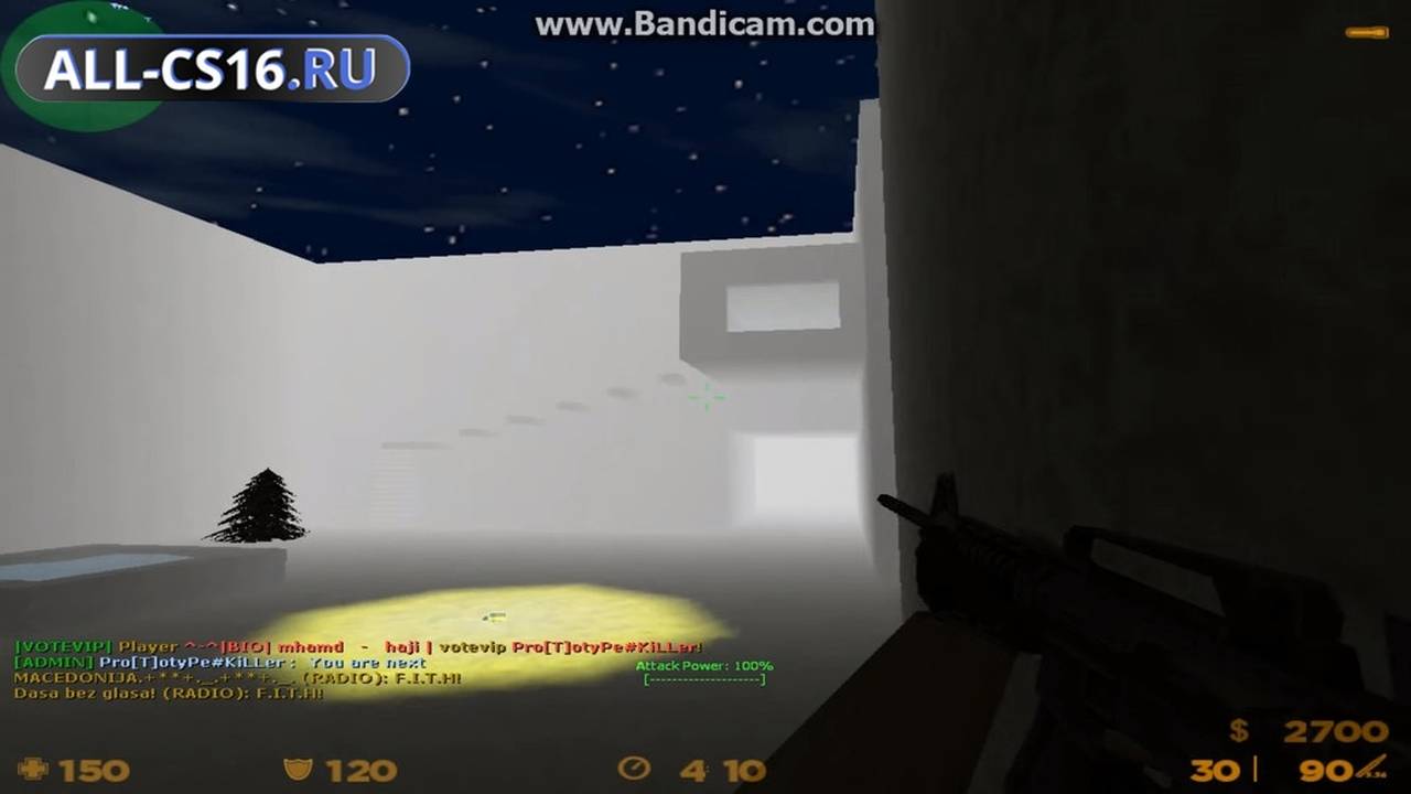 Карта «zhl_cross_snow2» для CS 1.6 для CS 1.6
