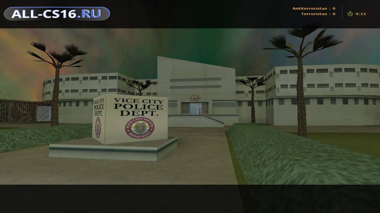 Карта «zl_vicecitypolicedept_lg» для CS 1.6 для CS 1.6
