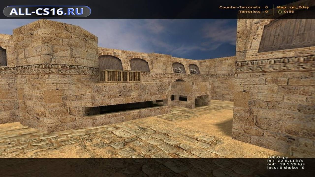 Карта «zm_2day_2» для CS 1.6 для CS 1.6