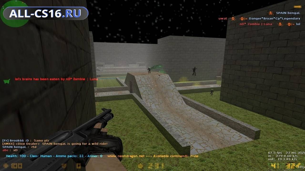 Карта «zm_4paths_nd_v2» для CS 1.6 для CS 1.6
