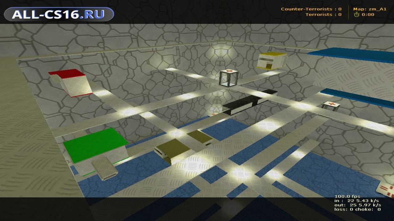 Карта «zm_A1» для CS 1.6 для CS 1.6
