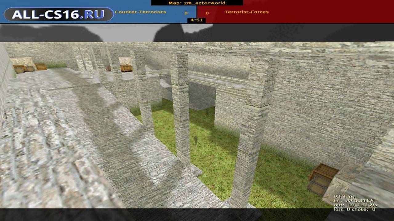 Карта «zm_aztecworld» для CS 1.6 для CS 1.6