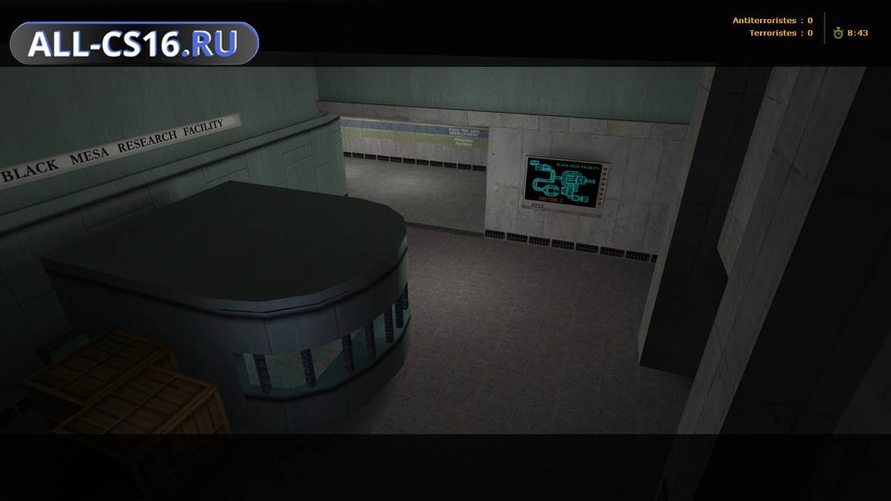 Карта «zm_blackmesa» для CS 1.6 для CS 1.6