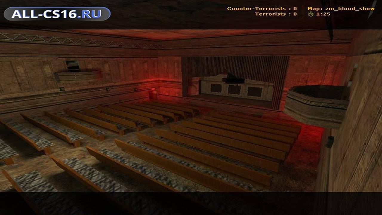 Карта «zm_blood_show» для CS 1.6 для CS 1.6