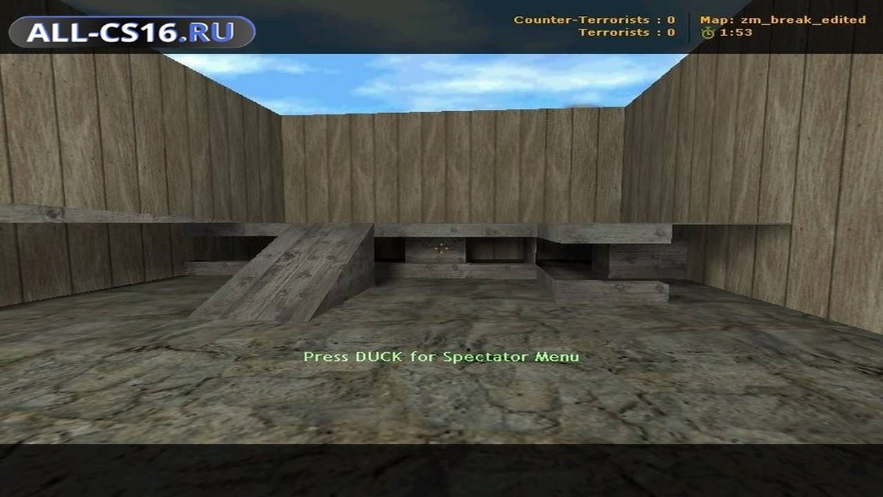 Карта «zm_break_final» для CS 1.6 для CS 1.6