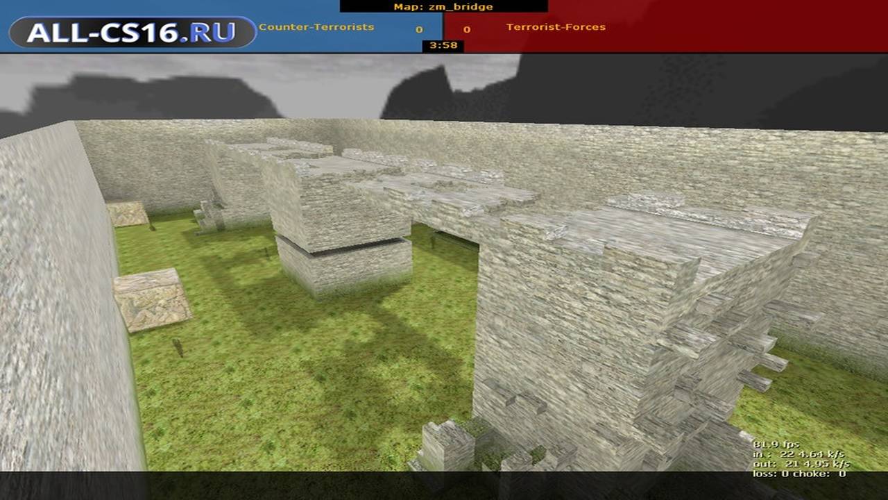Карта «zm_bridge» для CS 1.6 для CS 1.6