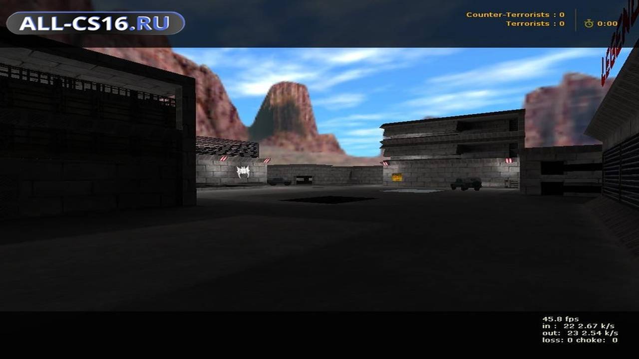 Карта «zm_courtyard» для CS 1.6 для CS 1.6