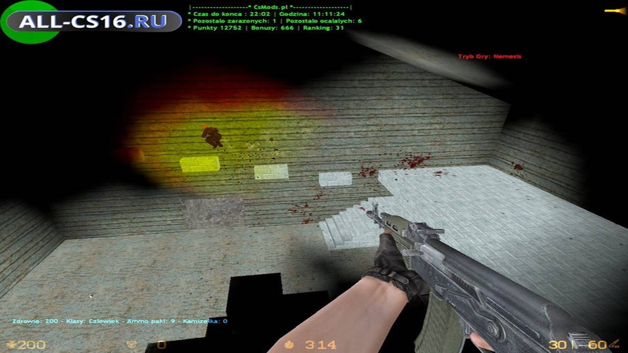 Карта «zm_creep» для CS 1.6 для CS 1.6