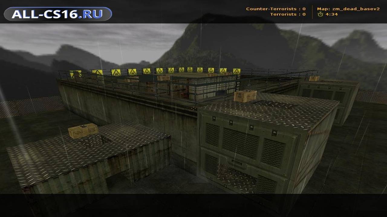 Карта «zm_dead_basev2» для CS 1.6 для CS 1.6