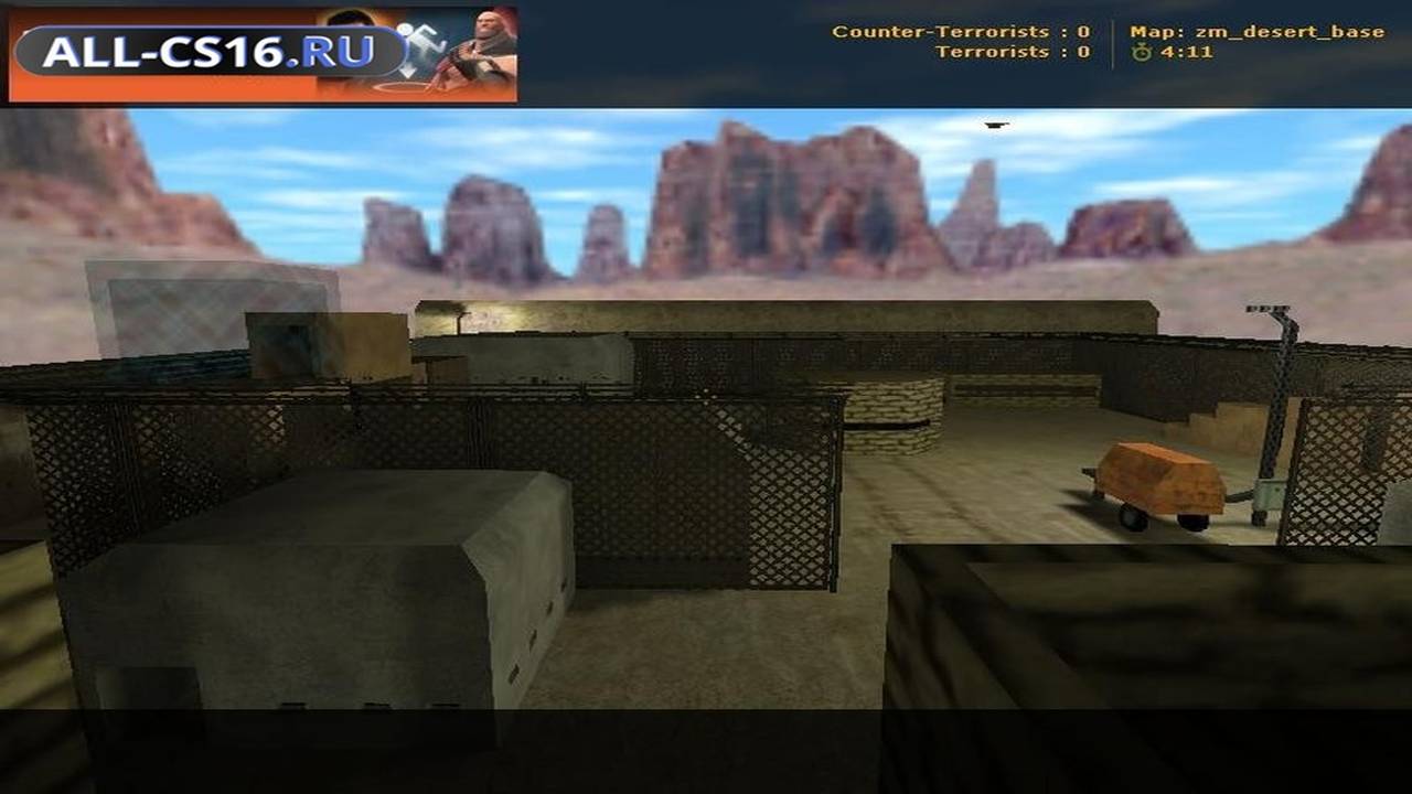 Карта «zm_desert_base» для CS 1.6 для CS 1.6