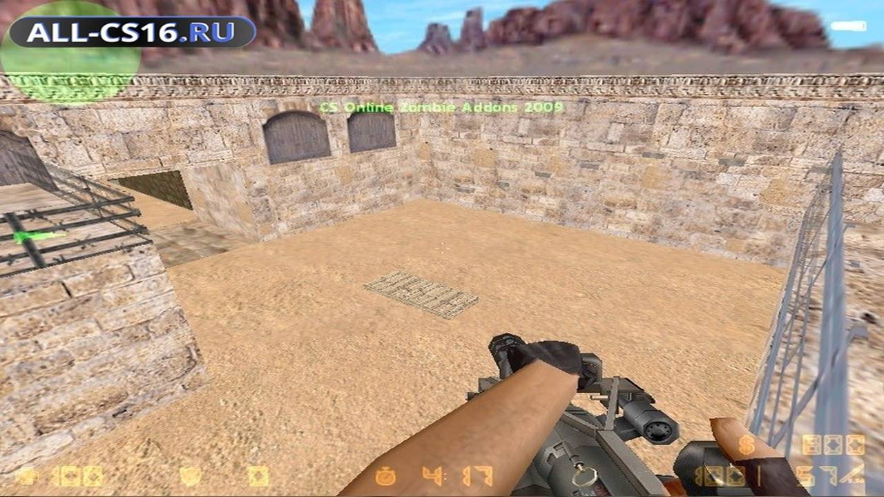 Карта «zm_desert_kamp» для CS 1.6 для CS 1.6