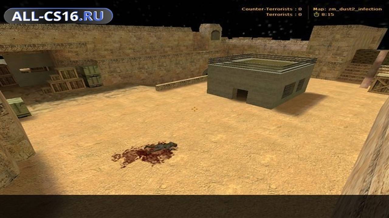 Карта «Zm_Dust2_Infection» для CS 1.6 для CS 1.6
