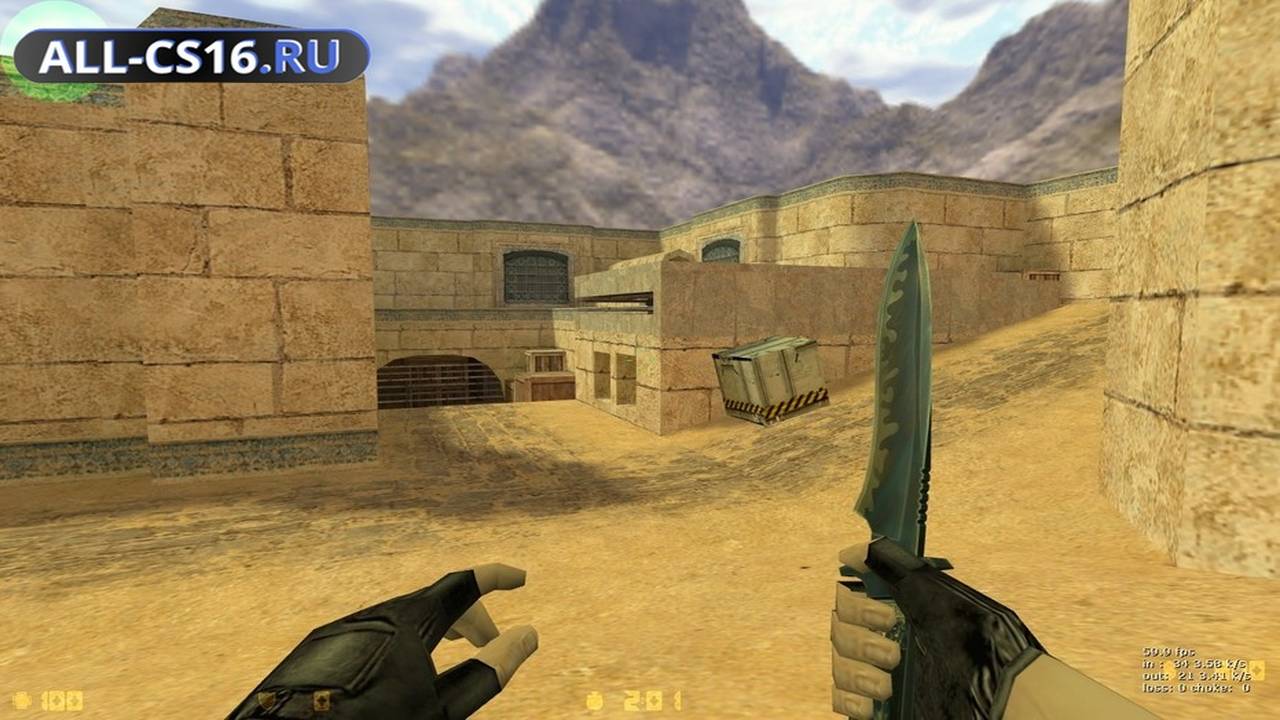 Карта «zm_dust2_long» для CS 1.6 для CS 1.6