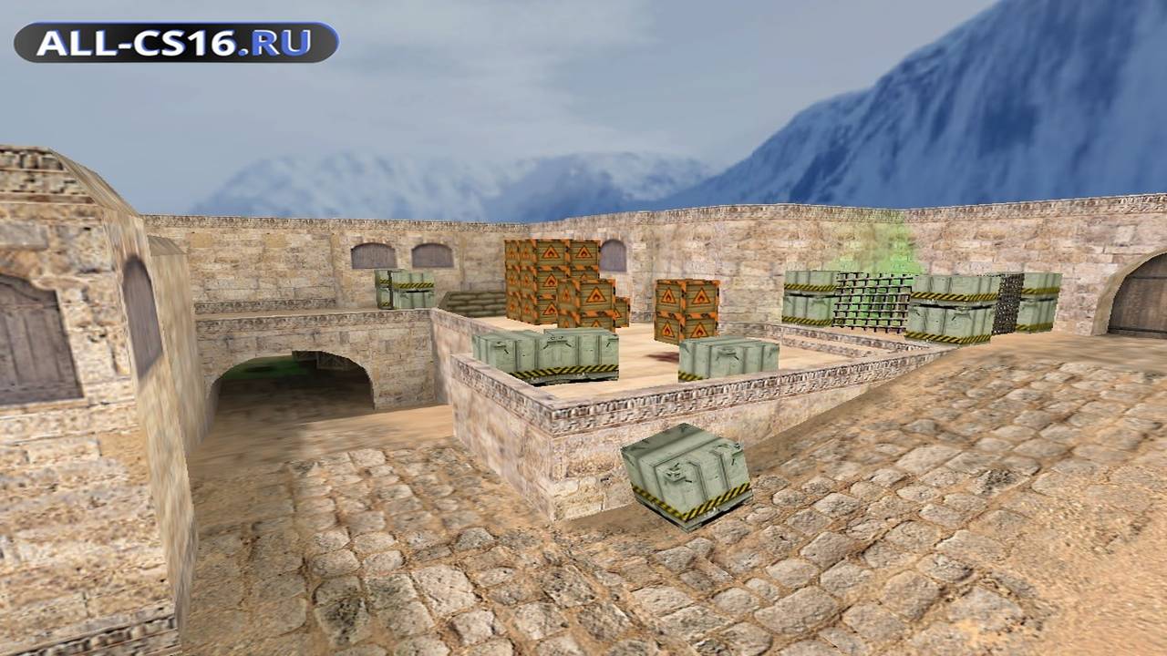 Карта «zm_dust2_new» для CS 1.6 для CS 1.6
