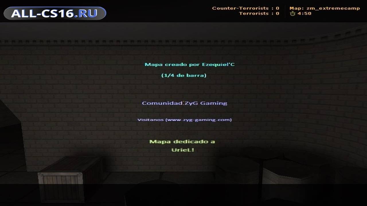 Карта «zm_extremecamp» для CS 1.6 для CS 1.6