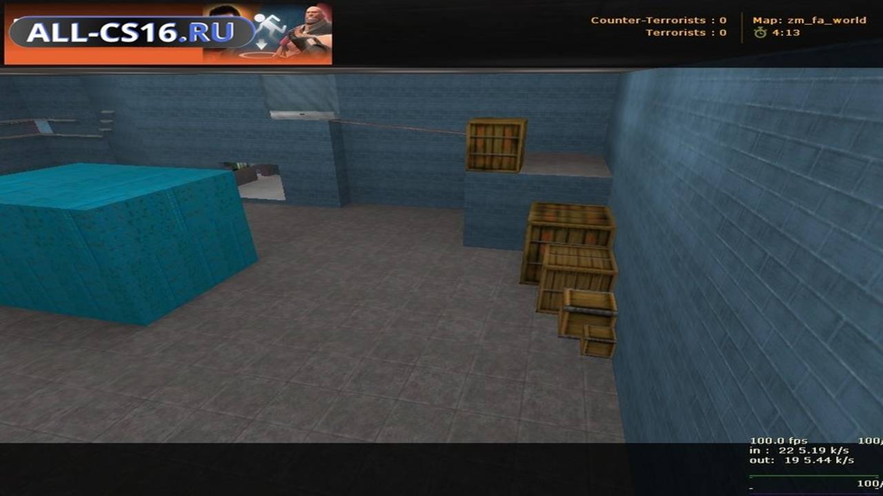 Карта «zm_fa_world» для CS 1.6 для CS 1.6