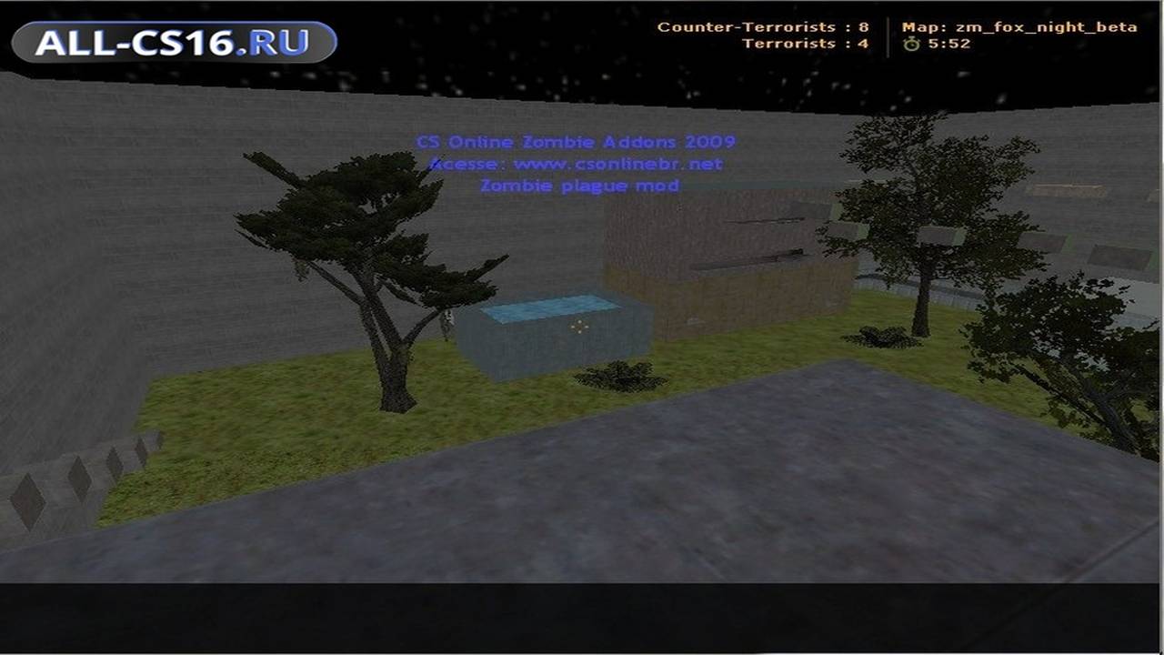 Карта «zm_fox_night_beta» для CS 1.6 для CS 1.6
