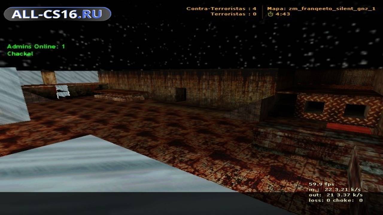 Карта «zm_franqeeto_silent» для CS 1.6 для CS 1.6