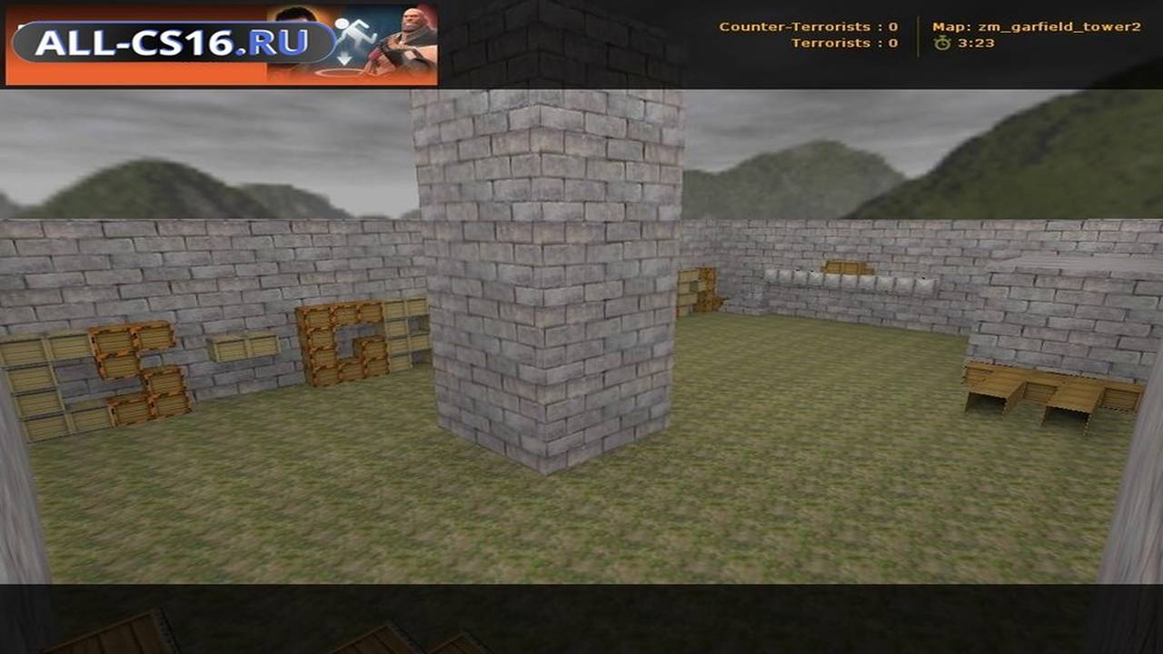 Карта «zm_garfield_tower2» для CS 1.6 для CS 1.6