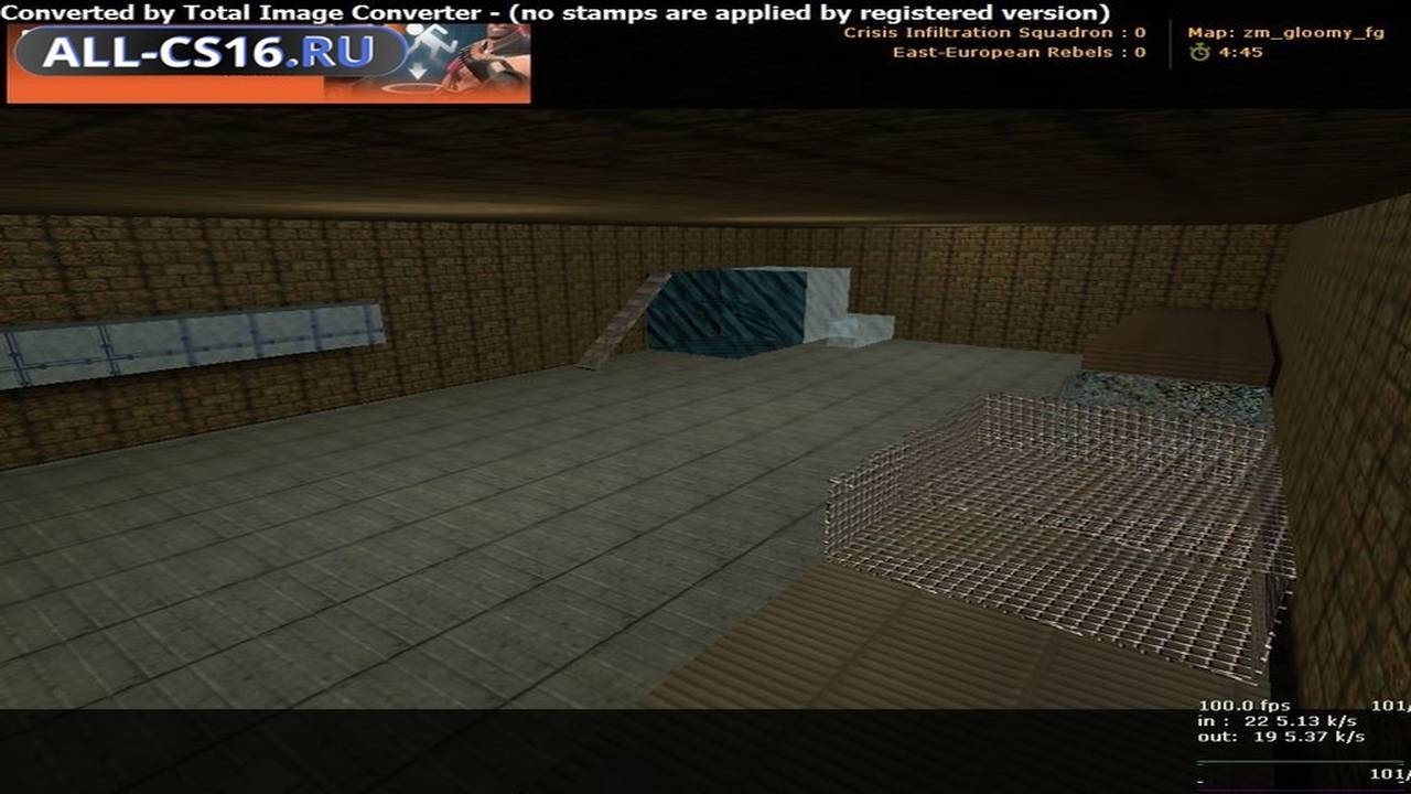 Карта «zm_gloomy_fg» для CS 1.6 для CS 1.6
