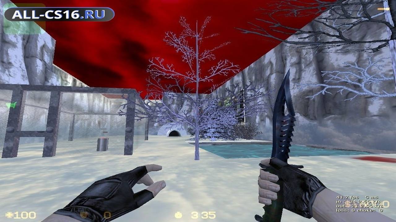 Карта «zm_gNight_iceattack» для CS 1.6 для CS 1.6