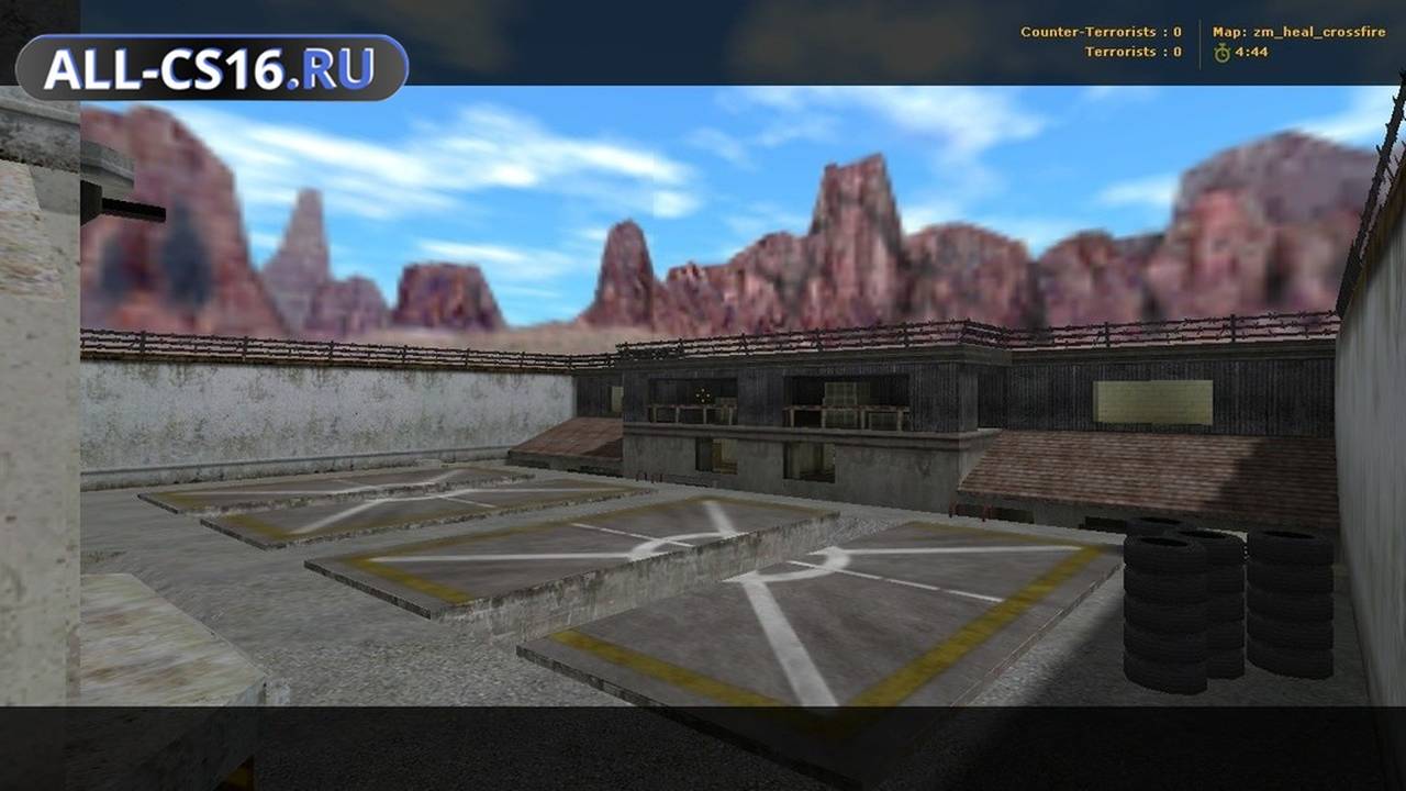 Карта «zm_heal_crossfire» для CS 1.6 для CS 1.6
