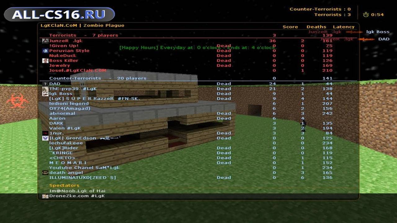 Карта «zm_lgk_dirt» для CS 1.6 для CS 1.6