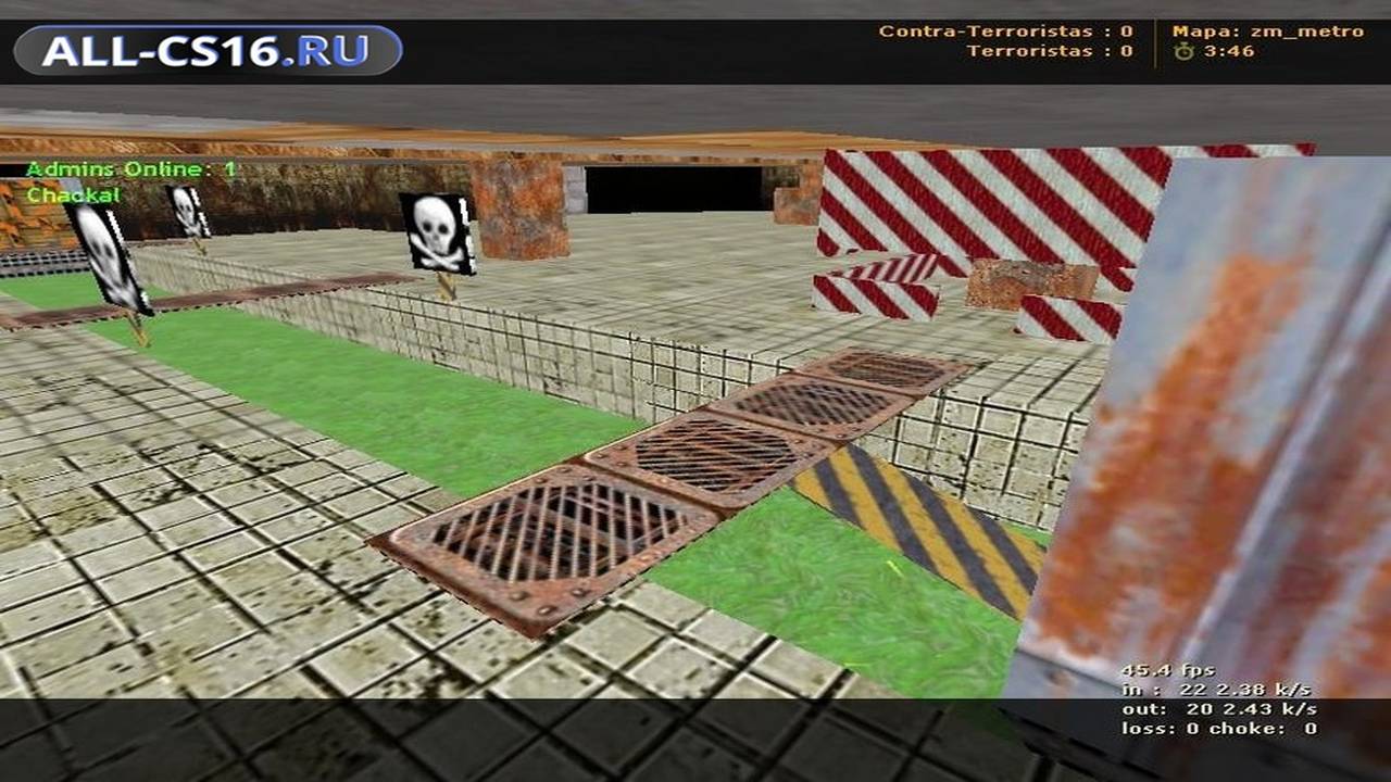 Карта «zm_metro» для CS 1.6 для CS 1.6