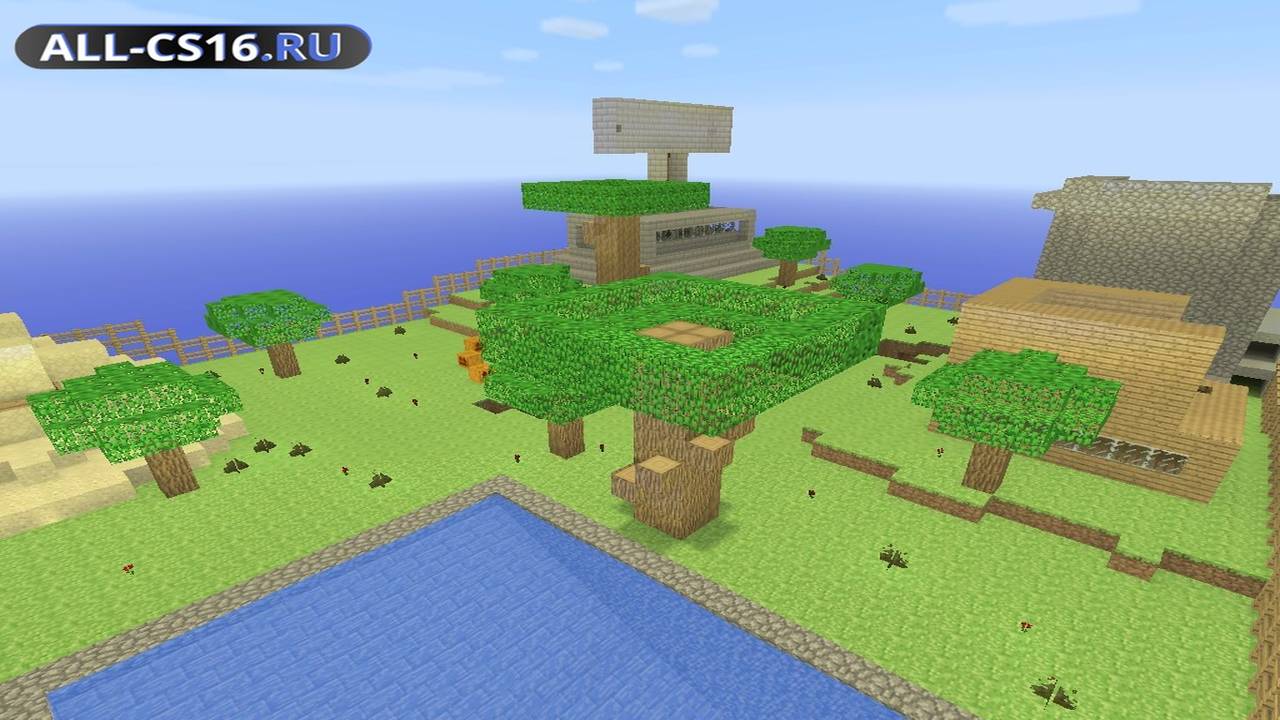 Карта «zm_minecraft» для CS 1.6 для CS 1.6